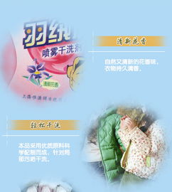 恒源祥羽绒服喷雾干洗剂 200ml清洁新体验